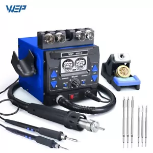 WEP 2-in-1 Digital Hot Air & Soldering Station C210/C245 for Micro PCB Repair - Picture 1 of 12