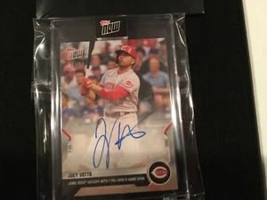 2021 Topps Now Joey Votto Auto #58/99 Reds History 7 HR’S in 5 Games Card 570A - Picture 1 of 5