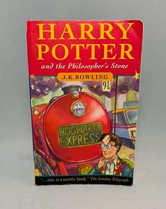 Harry Potter Philosopher's Stone-J.K. Rowling-1st/7th Canadian Edition w/ ERRORS - Picture 1 of 12