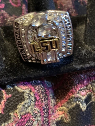 2007 LSU Tigers National Championship Ring Sz11 Brand New Replica Cover