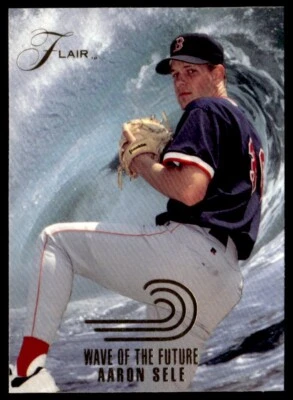 1993 Flair Wave Of The Future Aaron Sele Boston Red Sox #16 - Image 1 of 2