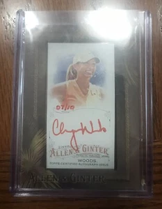 2016 Allen & Ginter FRAMED AUTOGRAPH CHEYENNE WOODS 7/10 GOLF WPGA Auto - Picture 1 of 1