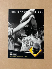 Lou Brock ~ 1994 Upper Deck All-Time Heroes MLB 125th Anniv. #79