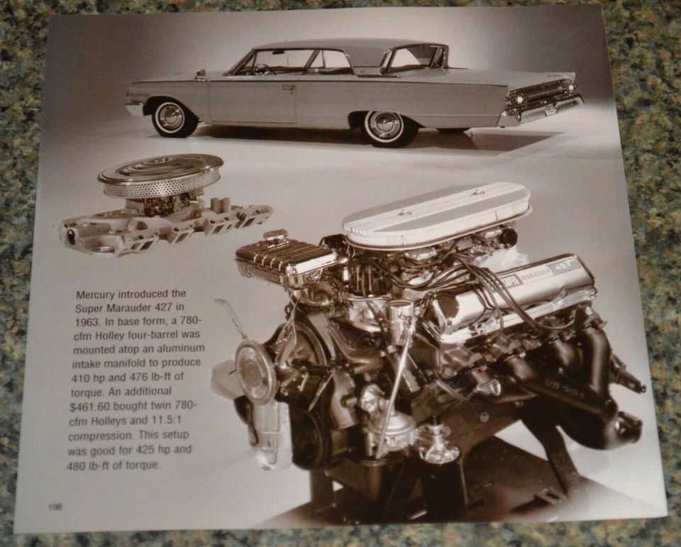 Mercury Super Marauder 427 1963 impresión de imagen 63 9 Foto 1 de 1