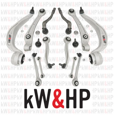 KIT 14PZ BRACCI BRACCETTI AVANTRENO AUDI A4 8K2 B8 A4 AVANT 8K5 A4 ALLROAD 8KH - Immagine 1 di 4