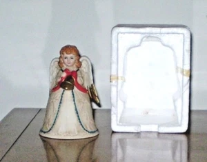 Vintage HOMCO Christmas Red Hair Angel Bell #5105 - Picture 1 of 5