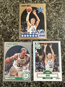 1990-91 Larry Bird Fleer #8 & NBA Hoops #39