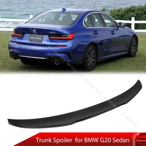 19-25 Painted Fit For BMW 3-Series G20 G80 Sedan Rear Trunk Spoiler V Look - Foto 1 di 5