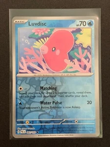 Luvdisc (Lámina inversa) | 047/193 | Común | S&V: Paldea Evolved | Juego de cartas coleccionables Pokémon - Imagen 1 de 3