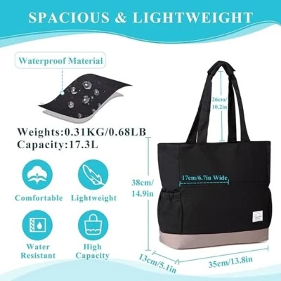 Large Beach Pool Bag Tote Shoulder Outdoor Waterproof AU BBQ Gift Christmas - image 1 of 4