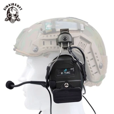Sinairsoft Z Tactical Comtac I Anti Noise Headset W/Rail Adapter For FAST Helmet - Image 1 of 4