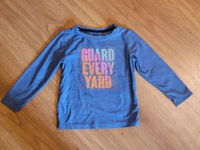 Camisa Top Athletic Works Azul Manga Larga Niños Talla 2T Foto 1 de 3