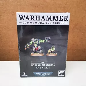 Gorzag Gitstompa and Nikkit Orks Warhammer 40K 2021 Commemorative Series - BNIB - Picture 1 of 2