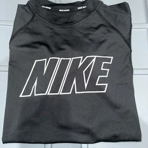 Nike Dri-Fit Badeshirt schwarz Größe S - Bild 1 von 5