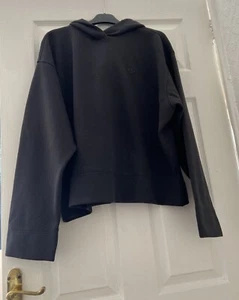NWT ADIDAS SHORT HOODIE SWEATSHIRT BLACK 3 XL OVER SIZED - Picture 1 of 5