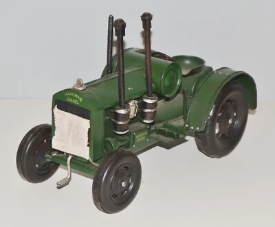 Modellino Di Trattore D'epoca Marca Hanomag Trattore Modello L 33 Cm - Immagine 1 di 4