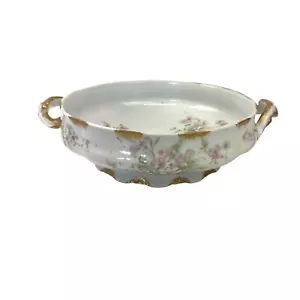 Tazón para servir grande Theodore Haviland vintage Francia decoración del hogar en mal estado elegante China - Imagen 1 de 9