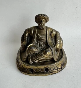 Ancien brule parfum encens orientaliste Ali Baba travail Francais Rennesson 1920 - Picture 1 of 18