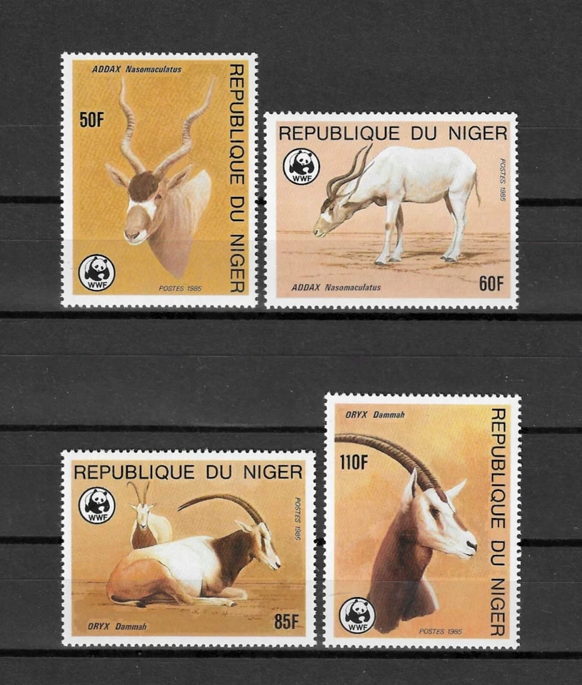 NIGER 1985 WWF SG 1038/1041 MNH Foto 1 de 1