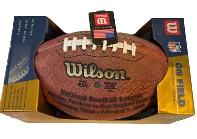 NFL Super Bowl XXXVIII 38 Juego de Campo Fútbol Patriotas Tom Brady Segunda Victoria Jugador Más Valioso Foto 1 de 4