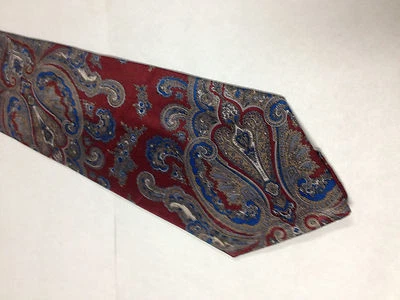 Corbata roja marrón azul BOTANY 500 (11359) Foto 1 de 2