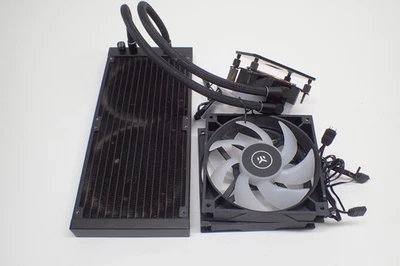 EKWB ELITE-280 AIO Elite 280mm AMD Liquid Cooler EK-Vardar 140mms *READ* - Image 1 of 4