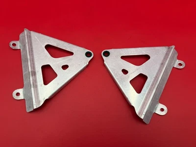 Honda CRF250R 2014-2017 Works Connection soportes de radiador cubierta para amantes plateada Foto 1 de 4