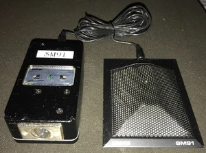SHURE SM91 CONDENSER MICROPHONE WITH 94A1670 MICROPHONE PREAMPLIFER AND CABLE'S - Picture 1 of 19