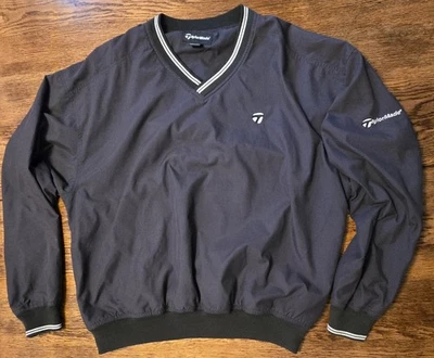 Taylor Made Mens L Golf Windbreaker Pullover Embroidered Jacket - Image 1 of 4