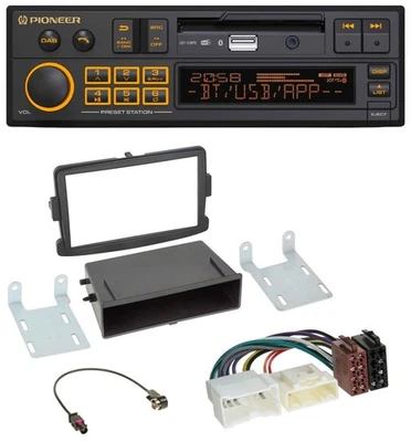 Pioneer DAB MP3 USB Bluetooth Autoradio für Dacia Logan Sandero Opel Vivaro - Bild 1 von 4