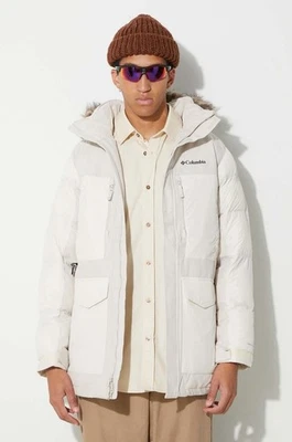 Columbia Outdoor Marquam Peak Fusion Parka Beige Jacket Sz Men's Large MSRP $200 - Image 1 of 4