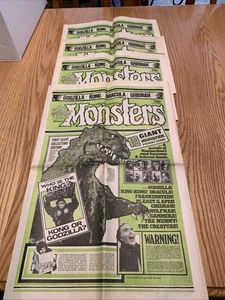 The Monster Times: 1st Giant Edition: 4 Copies: Giant Newspaper- Godzilla, Kong - Picture 1 of 16