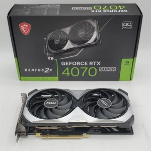 MSI Gaming RTX 4070 Super 12G Ventus 2X OC 12GB GDRR6X Graphics Card - Bild 1 von 10