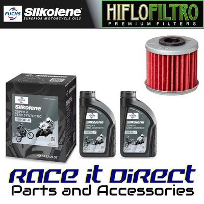 Oil & Filter for Honda GL1800 DA Gold Wing Tour DCT 2018-2020 Silkolene Hiflo - Image 1 of 4