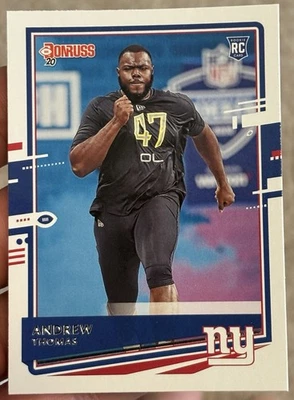 2020 Panini Donruss #253 RC Andrew Thomas Georgia New York Giants Rookie - Image 1 of 2