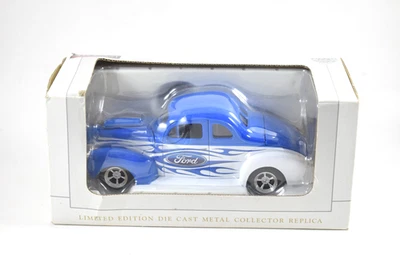 SpecCast Blue/ White Ford '40 Ford Coupe 1/24 Diecast - Image 1 of 4