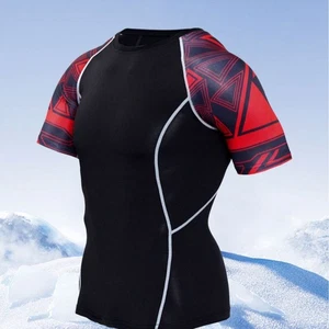 Summer high bounce training quick drying solid color base short sleeved - Picture 1 of 12