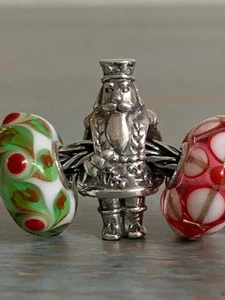 Redbalifrog Nussknacker Perle 🎄🎠 Sterling Silber Weihnachten Kollektion - Bild 1 von 3