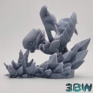 Chibi Blue-Eyes White Dragon | 3.5-Inch Unpainted Resin Model Kit | DIY Yu-Gi-Oh - Picture 1 of 8