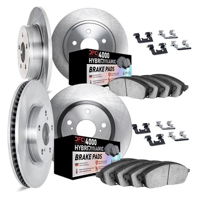 For BMW 735i 85-86 Brake Kit DFC Plain Front & Rear Brake Kit w 4000 - Image 1 of 4