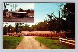 Postal antigua vintage de coche clásico Grasonville MD-Maryland Chesapeake Motel - Imagen 1 de 2