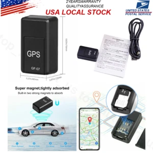 Magnetic Mini GPS Real Time Car Locator Tracker GSM/GPRS Tracking Device US GF07 - Picture 1 of 11