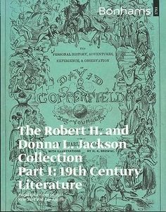 BONHAMS Jackson Coll 19C Literature Dickens Eliot Cruikshank Lever Catalog 2013 - Imagen 1 de 1