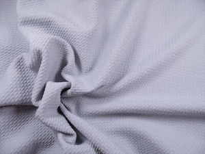 Bullet Textured Liverpool Fabric 4 way Stretch Silver Gray X20 - Picture 1 of 1
