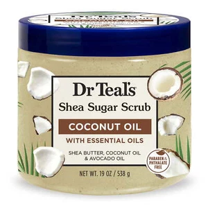 Shea Zucker Körperpeeling, Kokosöl mit ätherischen Ölen, 19 Oz. - Bild 1 von 12