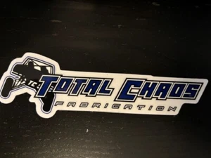 TOTAL CHAOS FABRICATION 5.5"X1.5 STICKER Performance Off-Road Racing Suspension - Picture 1 of 1