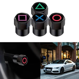 Aluminum Air Valve Cover Caps For Tire Stem Wheel Rim Truck Car SUV Korean Game - Picture 1 of 18