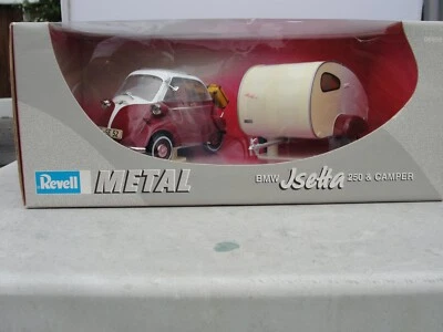 REVELL  METAL DIECAST BMW JSETTA 250 & CAMPER   08959   1:18 SCALE NEW BOXED - Image 1 of 4