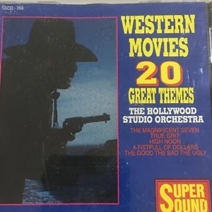 Western Movies 20 Great Themes CD The Hollywood Studio Orchestra - Picture 1 of 6