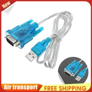 HL-340 USB To RS232 COM Port Serial PDA 9 Pin DB9 Cable Adapter UK - Afbeelding 1 van 12